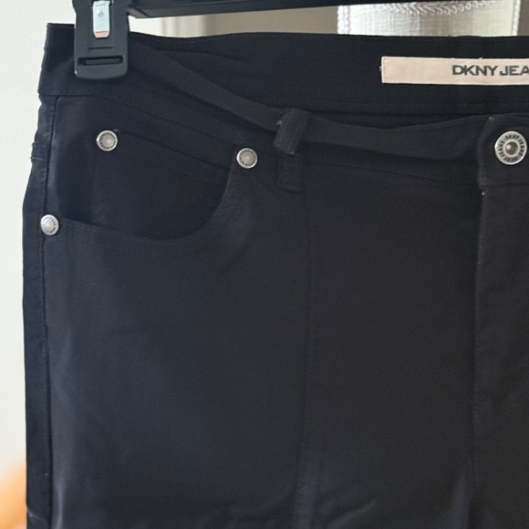 Women's DKNY Black Jeans, Size 12 - Picture 3 of 12